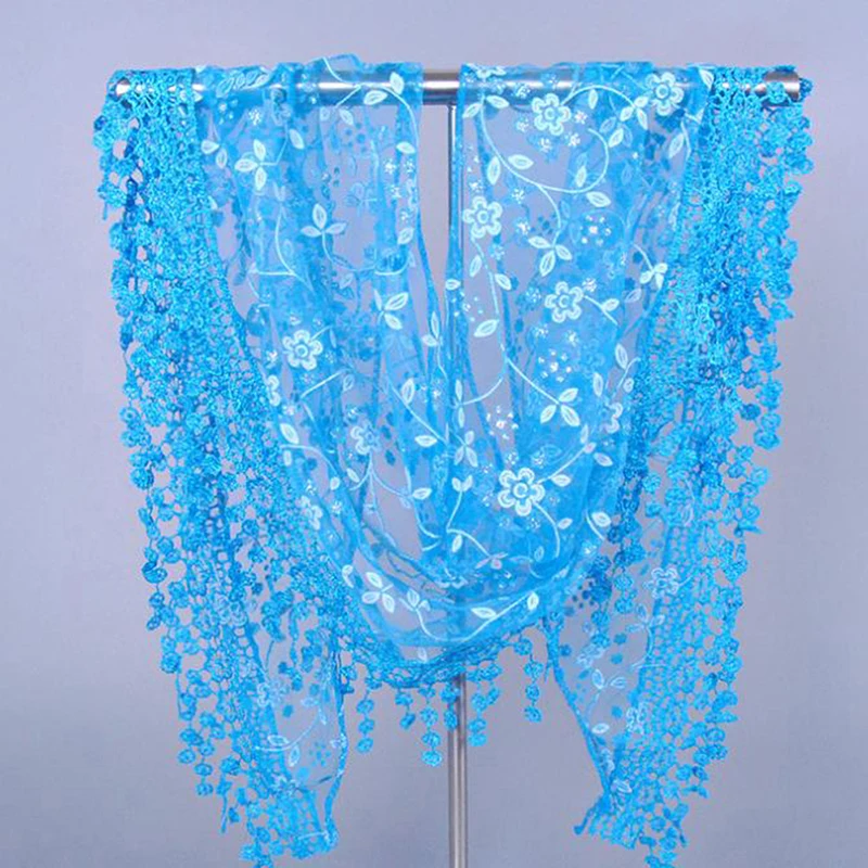 Vibrant Women's Triangle Wrap Scarf 5 Vibrant Women's Triangle Wrap Scarf - Image 5