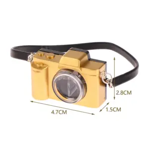 Miniature Retro Camera for Dollhouses in Gold & Silver 13 Sdd6144eb2932427cb1f2aa945a3a5638v