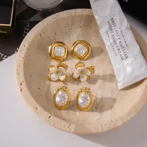 Stainless Steel Imitation Pearl Earrings Collection 13 Sdd665bdd9c1447638015dfc6e79b0257N