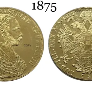 1875 Austrian Coin Replica with High-Relief Detailing 8 Sdd67e1902b904a3b90f0619ce577f3b6B