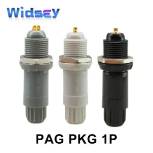 Self-Locking Aviation Connector with M14 Mount