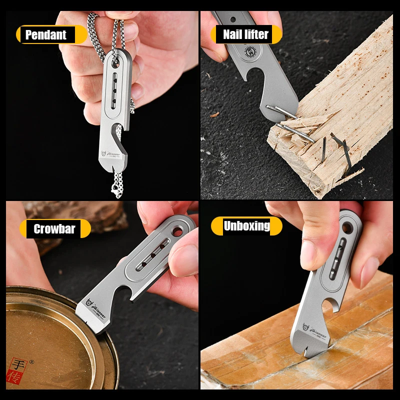Titanium Multifunctional Outdoor Tool Set 2 Titanium Multifunctional Outdoor Tool Set - Image 2
