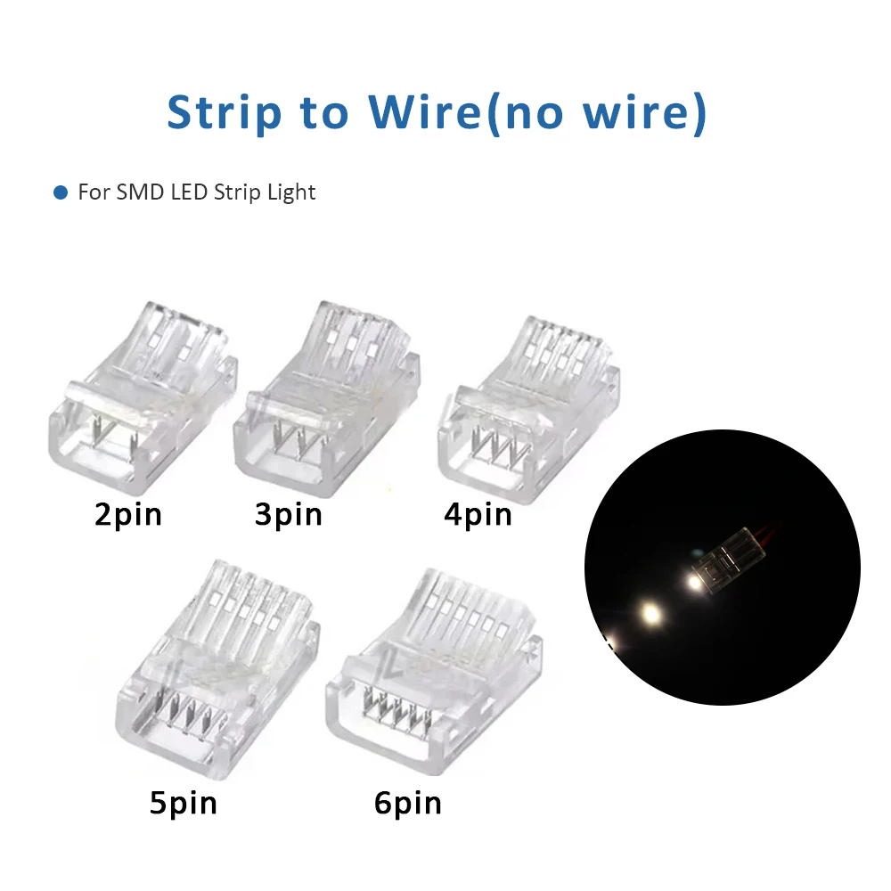 LED Strip Connector Set (8mm, 10mm, 12mm) 8 LED Strip Connector Set (8mm, 10mm, 12mm) - Image 8