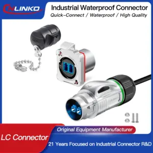 Waterproof Single-Mode Fiber Optic Connector IP68
