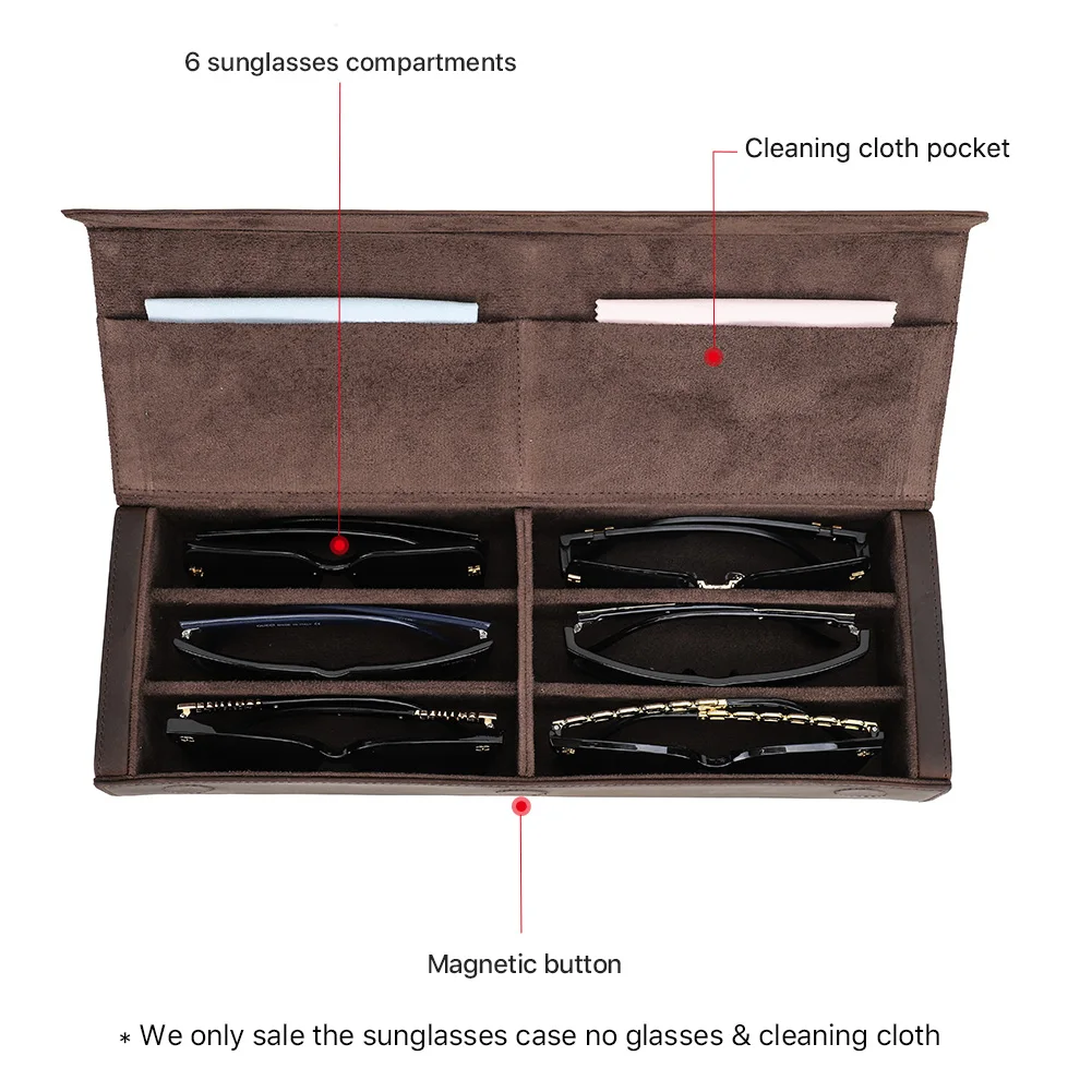 Genuine Leather Eyewear Organizer Case 2 Genuine Leather Eyewear Organizer Case - Image 2