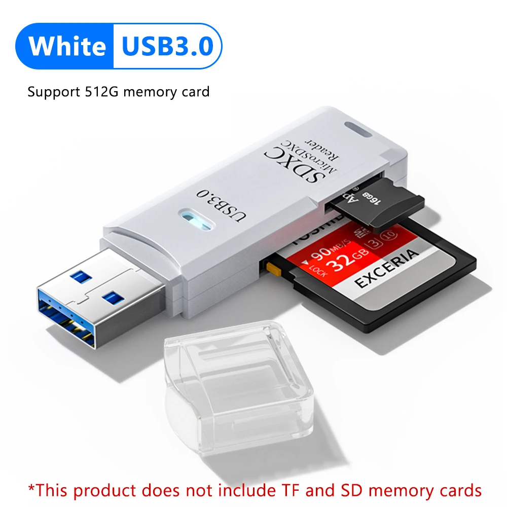 2-in-1 USB 3.0 Card Reader for SD/TF Cards 10 2-in-1 USB 3.0 Card Reader for SD/TF Cards - Image 10
