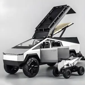 Futuristic 1:24 Diecast Pickup Truck
