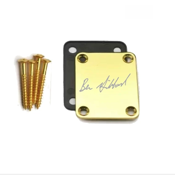 Ben Gibbard Mustang Signature Neck Plate in Chrome 3 Ben Gibbard Mustang Signature Neck Plate in Chrome - Image 3