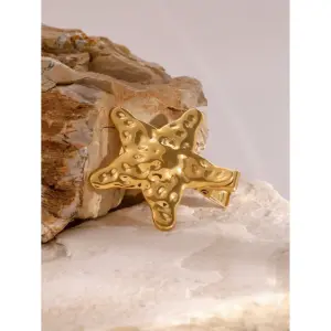 Stainless Steel Gold Starfish Hairpin 7 Sde07e9db73574abd9dc4192e20c5aaeb9