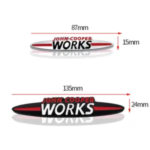 Mini John Cooper Works Grille Emblem Sticker 11 Sde17de1605f54712863b97e896b1df1bN