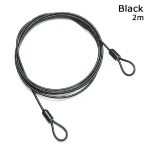 Steel Bicycle Cable Lock - 0.5m to 2m 19 Sde27a247f44043d68656000edcf317c2V