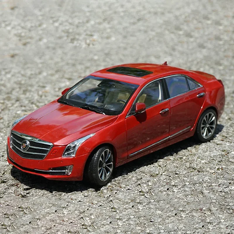 Vibrant Red 1:18 Cadillac ATS-L Diecast Model 5 Vibrant Red 1:18 Cadillac ATS-L Diecast Model - Image 5