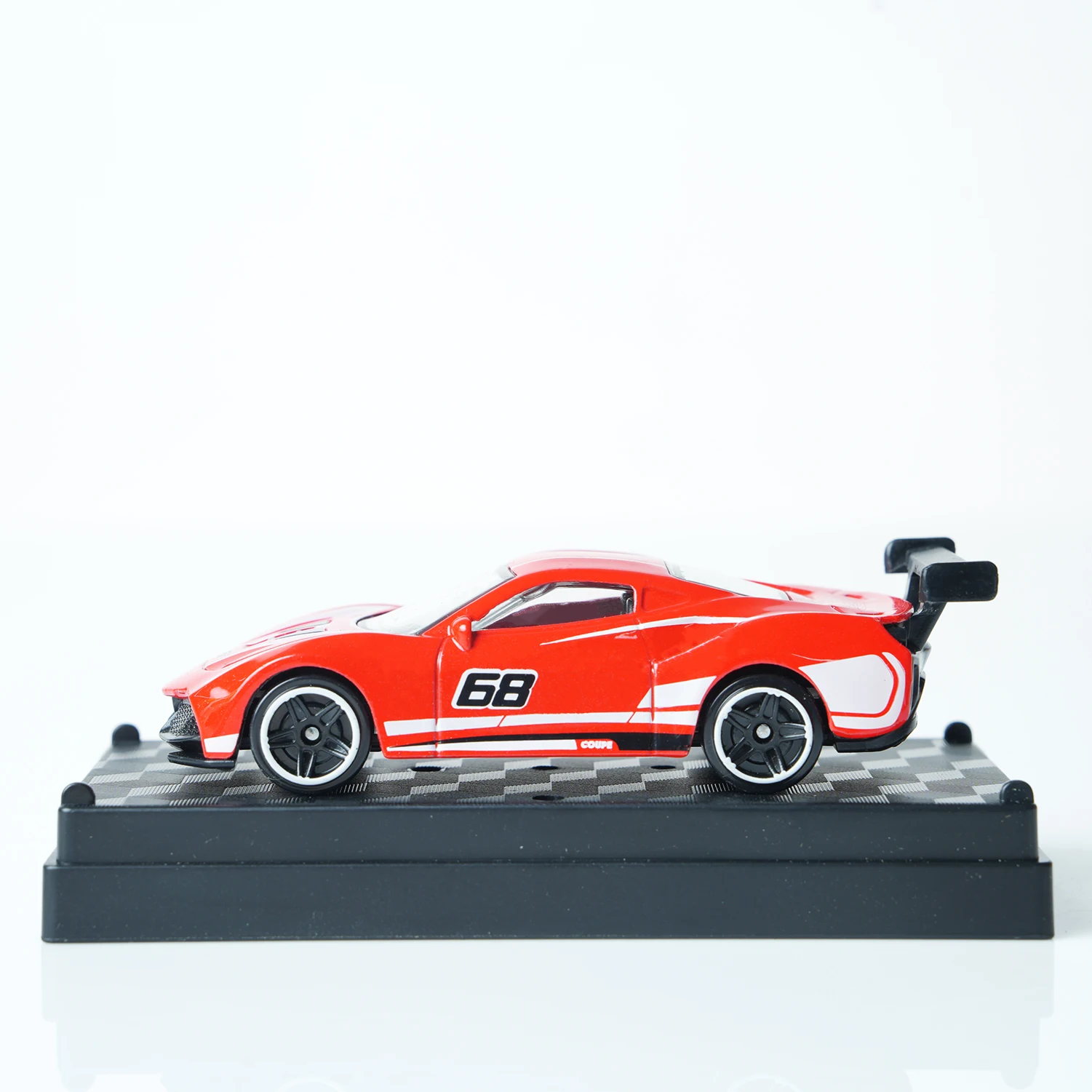 1:64 Flame Red Die-Cast Race Car 2 1:64 Flame Red Die-Cast Race Car - Image 2