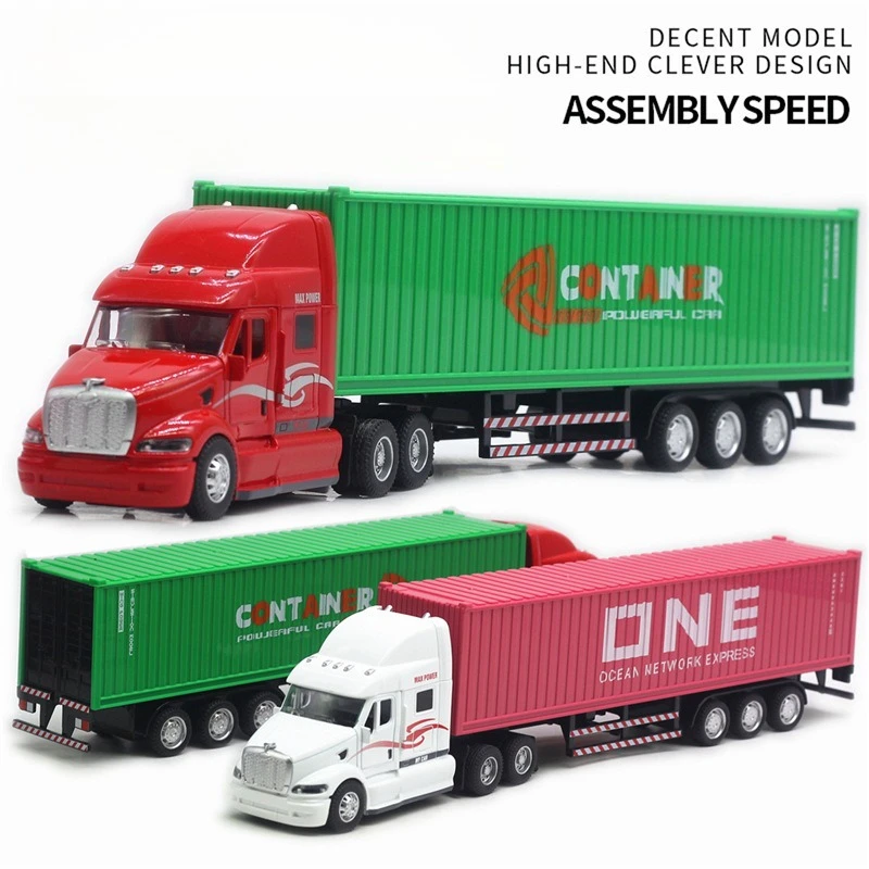 1:48 Scale Diecast Container Truck Model 5 1:48 Scale Diecast Container Truck Model - Image 5