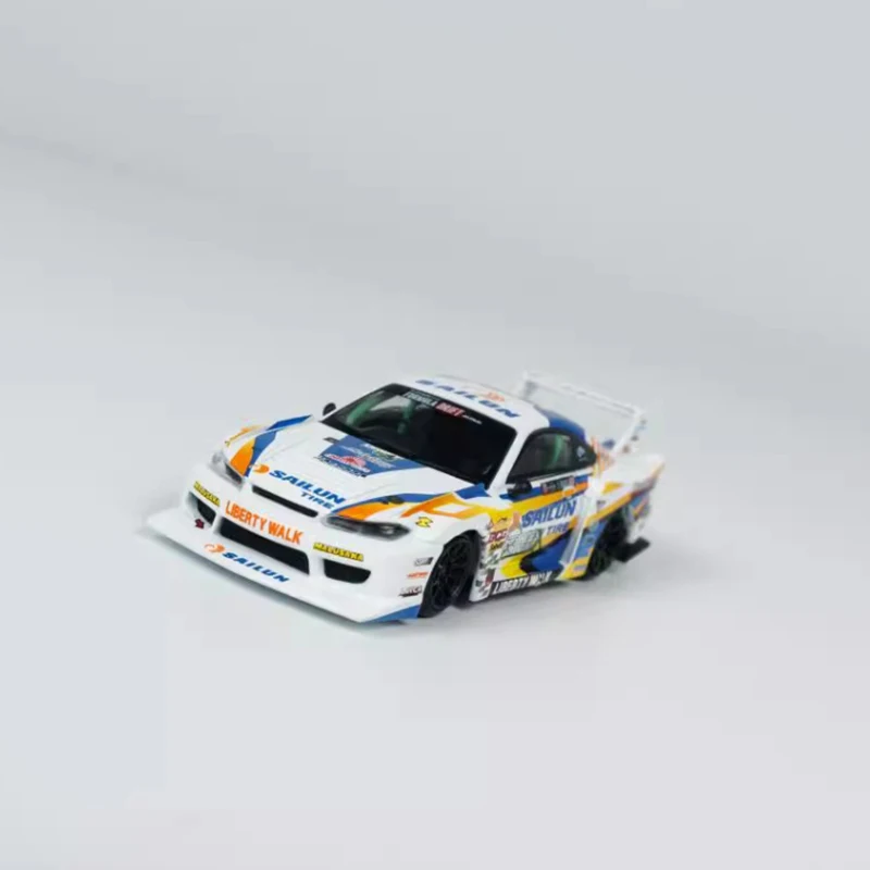 MINI GT LBWK S15 Silvia Diecast Car Model 4 MINI GT LBWK S15 Silvia Diecast Car Model - Image 4