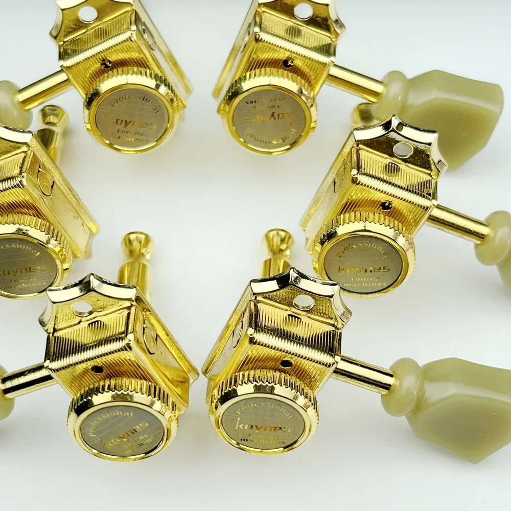 Vintage Gold Locking Guitar Tuners for Les Paul & SG 3 Vintage Gold Locking Guitar Tuners for Les Paul & SG - Image 3