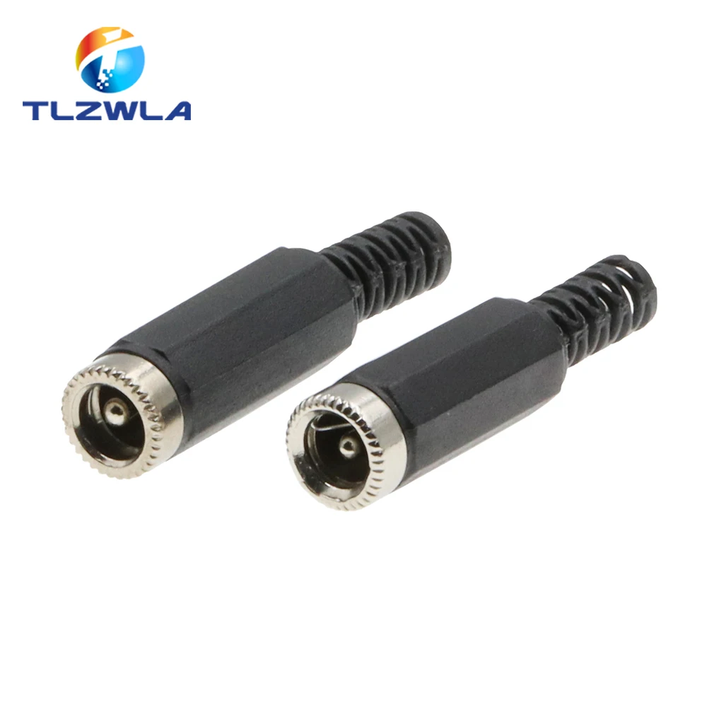 Set of 10 Female DC Power Jack Plugs 5.5×2.1/2.5mm 2 Set of 10 Female DC Power Jack Plugs 5.5×2.1/2.5mm - Image 2
