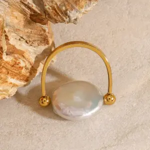 Stainless Steel Freshwater Pearl Ring for Women 11 Sdeeb7471c93e4fb68ce56a22a225c6d01 1