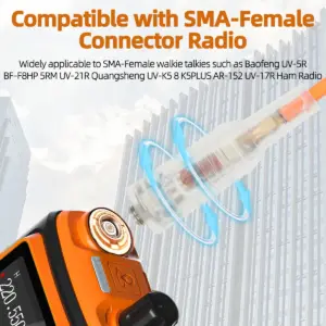 Vibrant Orange Dual-Band Ham Radio Antenna 12 Sdef6a09d58eb47e293b7d011dee0af78N