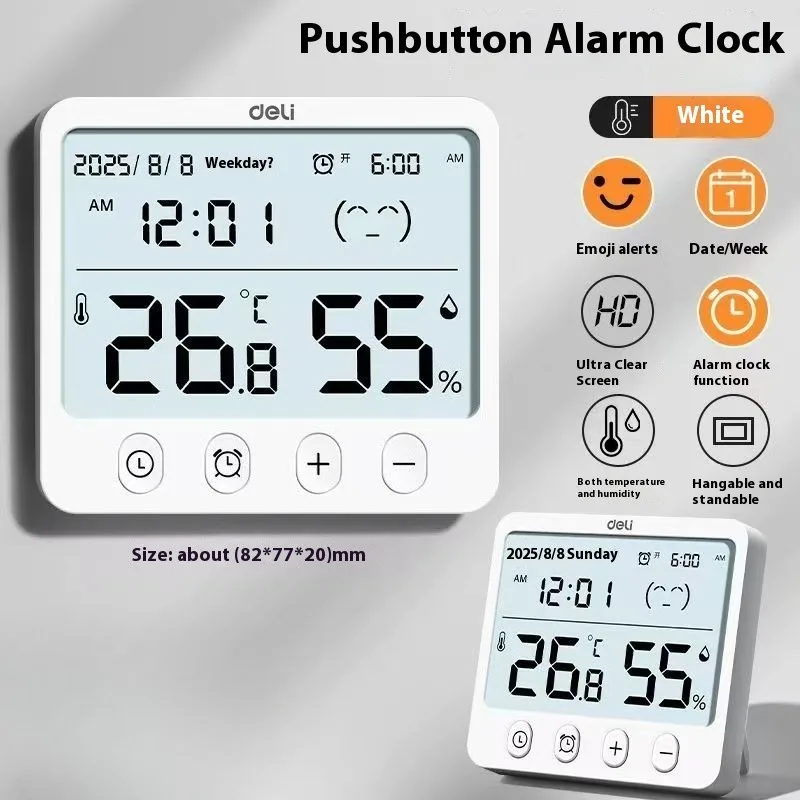 Xiaomi Multifunction Thermometer Hygrometer in White 9 Xiaomi Multifunction Thermometer Hygrometer in White - Image 9