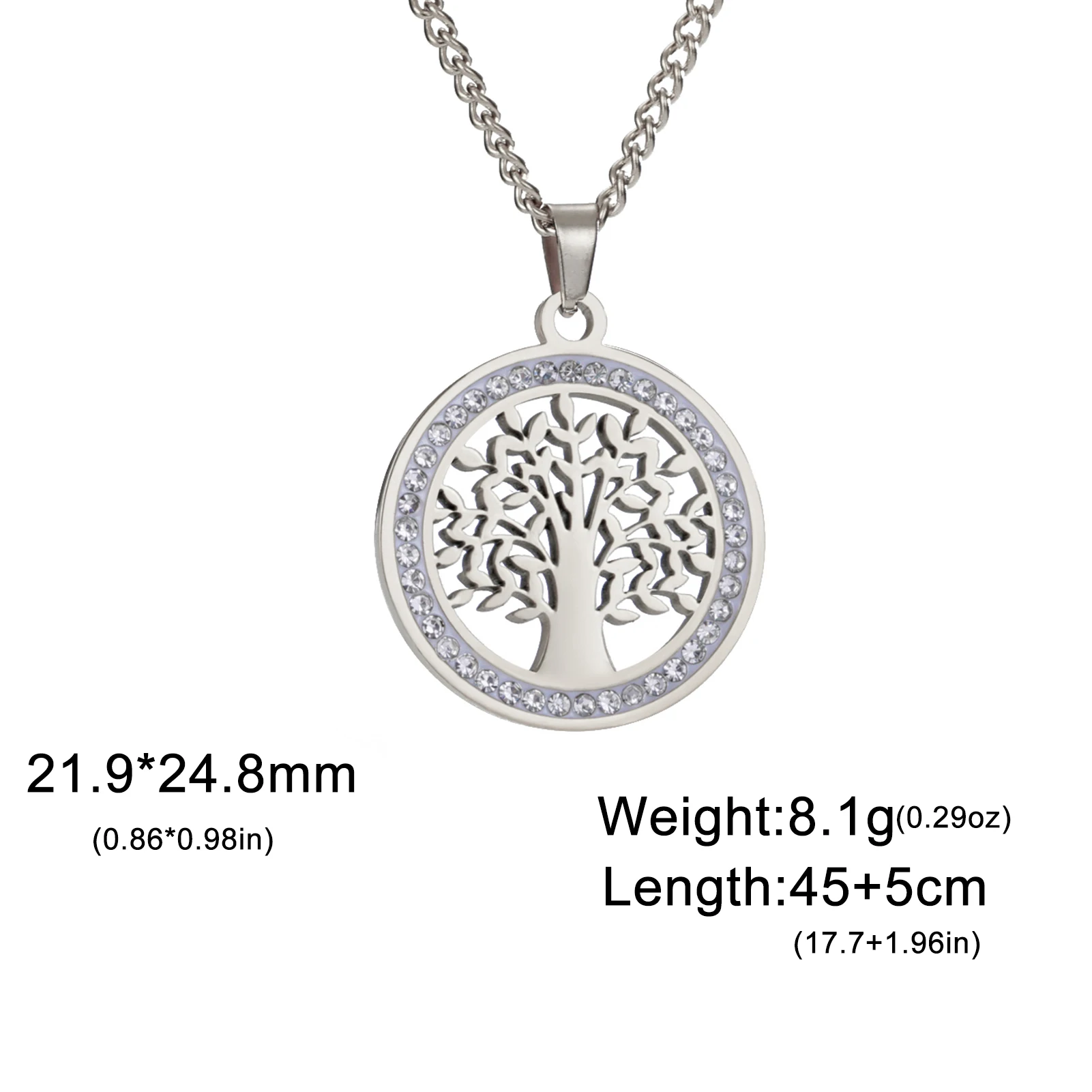Stainless Steel Tree of Life Necklace for Women 10 Stainless Steel Tree of Life Necklace for Women - Image 10