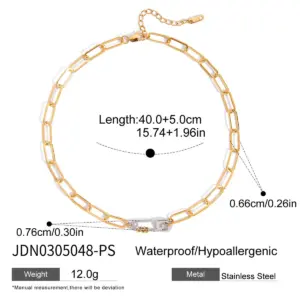 Stainless Steel Gold Layered Chain Necklace 13 Sdf0ba89357e14a2b80f9961ac07de250b