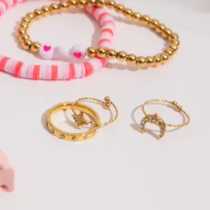 Multi-Layered Stainless Steel Women's Ring Set 10 Sdf2037a595b7493b95ab86559e771da15