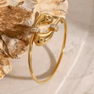 Stainless Steel Gold Comma Bracelet 10 Sdf24f0f588b84d65813af69e41cd6da59