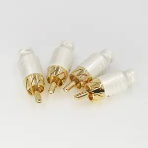 Premium 4-Pack Gold-Plated RCA Female Connectors 11 Sdf344a412bd74a32889ddff079d8439er