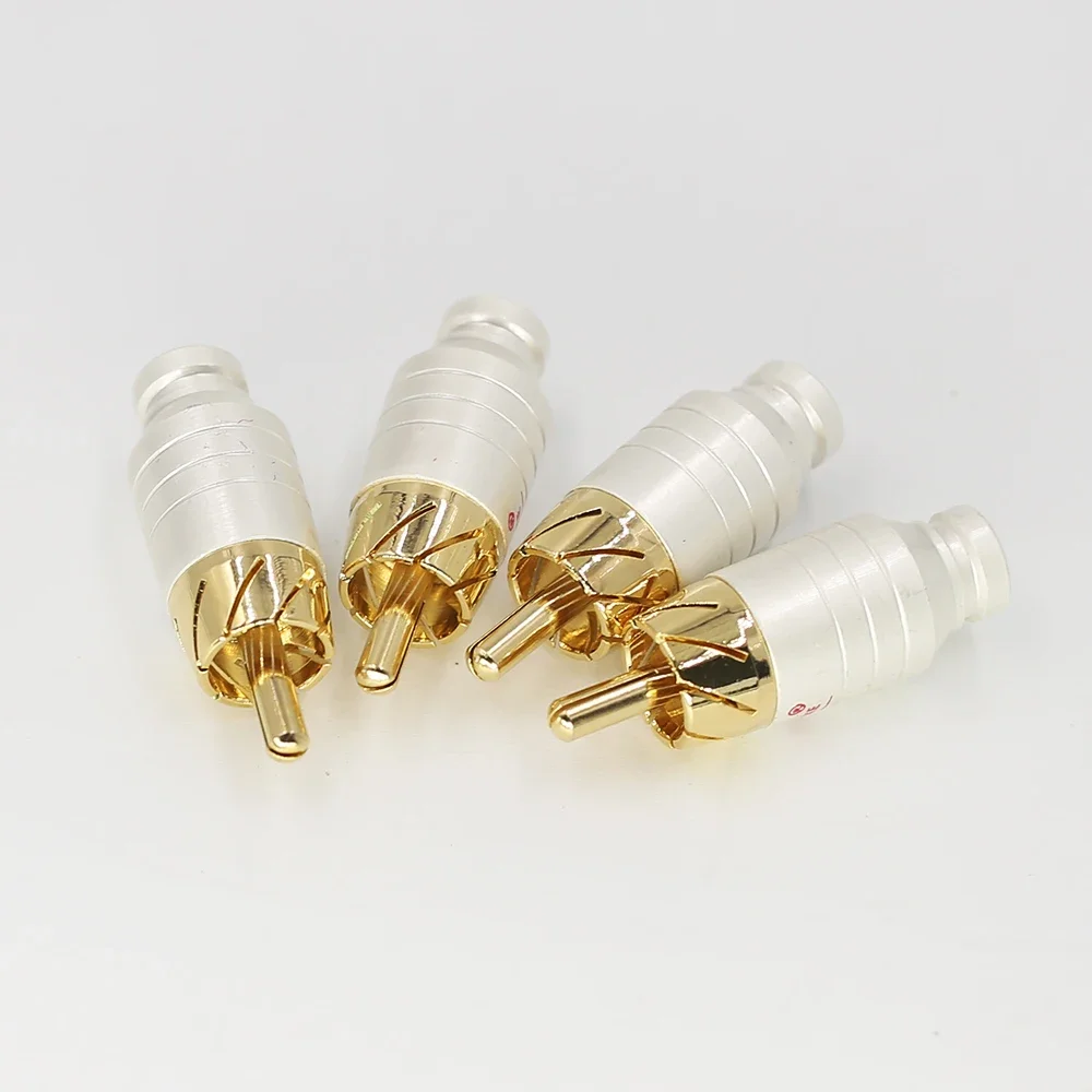 Premium 4-Pack Gold-Plated RCA Female Connectors 6 Premium 4-Pack Gold-Plated RCA Female Connectors - Image 6