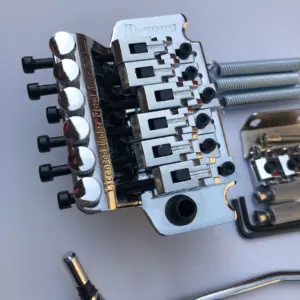 Chrome Fixed Double Shake Tremolo System Bridge 7 Sdf77e6464c3e4691bf781a47994803deI