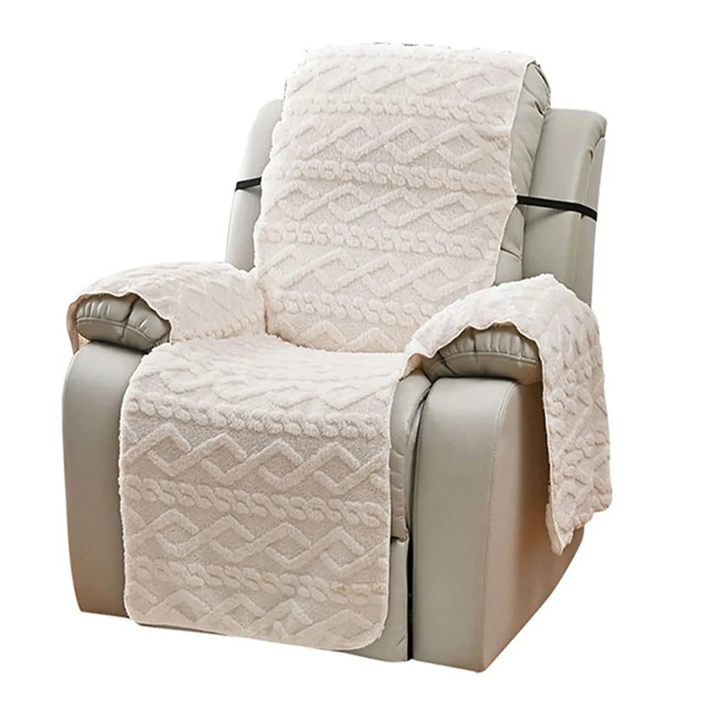 Plush Velvet Recliner Cover in 3 Colors 2 Plush Velvet Recliner Cover in 3 Colors - Image 2