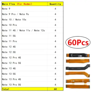 Flex Cables Set for Xiaomi Redmi Note Series 14 Sdf99dfd08ee74f4d950f7d6ab4f4b9dft