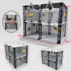 Double-Layer Chainlink Prison Building Set