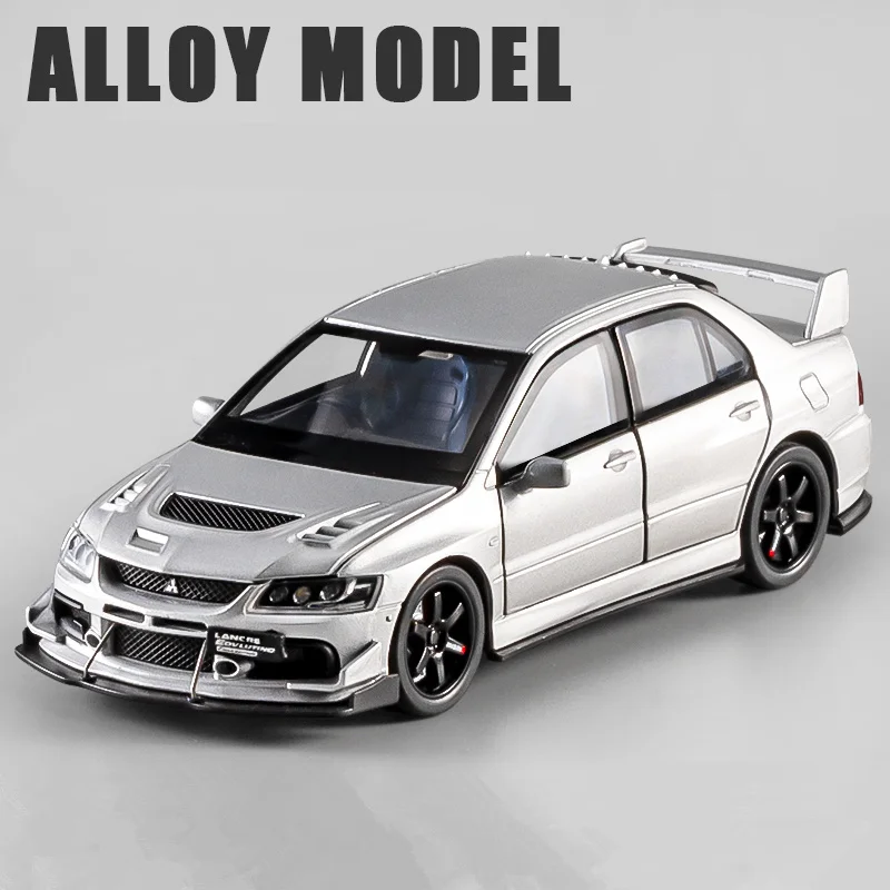 Yellow Mitsubishi Lancer Evolution diecast model 9 Yellow Mitsubishi Lancer Evolution diecast model - Image 9