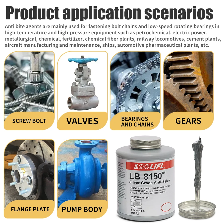 Silver Anti-Seize Lubricant for Industrial Use 4 Silver Anti-Seize Lubricant for Industrial Use - Image 4