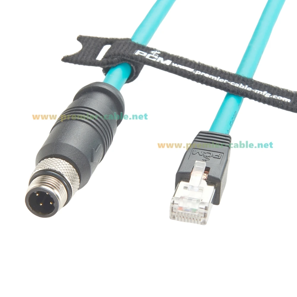 Profinet M12 Ethernet Cable 2/5m 10Gbps 3 Profinet M12 Ethernet Cable 2/5m 10Gbps - Image 3