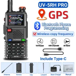 BAOFENG UV-5RH PRO GPS Walkie Talkie 19 Sdfb98d0dd58544a5b1daf63427868c9a8