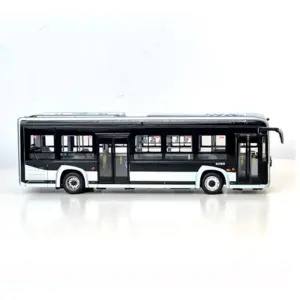 Black 1:38 Scale Diecast City Bus Model 6 Sdfed925371b24c459a6b7cce3536638cA