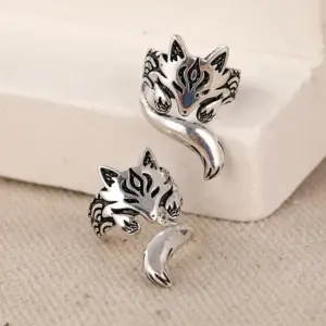 Silver Fox Clip Earrings for Women 10 Se000d4c015b94ecf8c477d387148d12bz