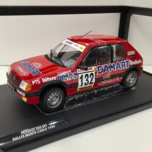 1:18 Scale Peugeot 205 GTI Rally Model