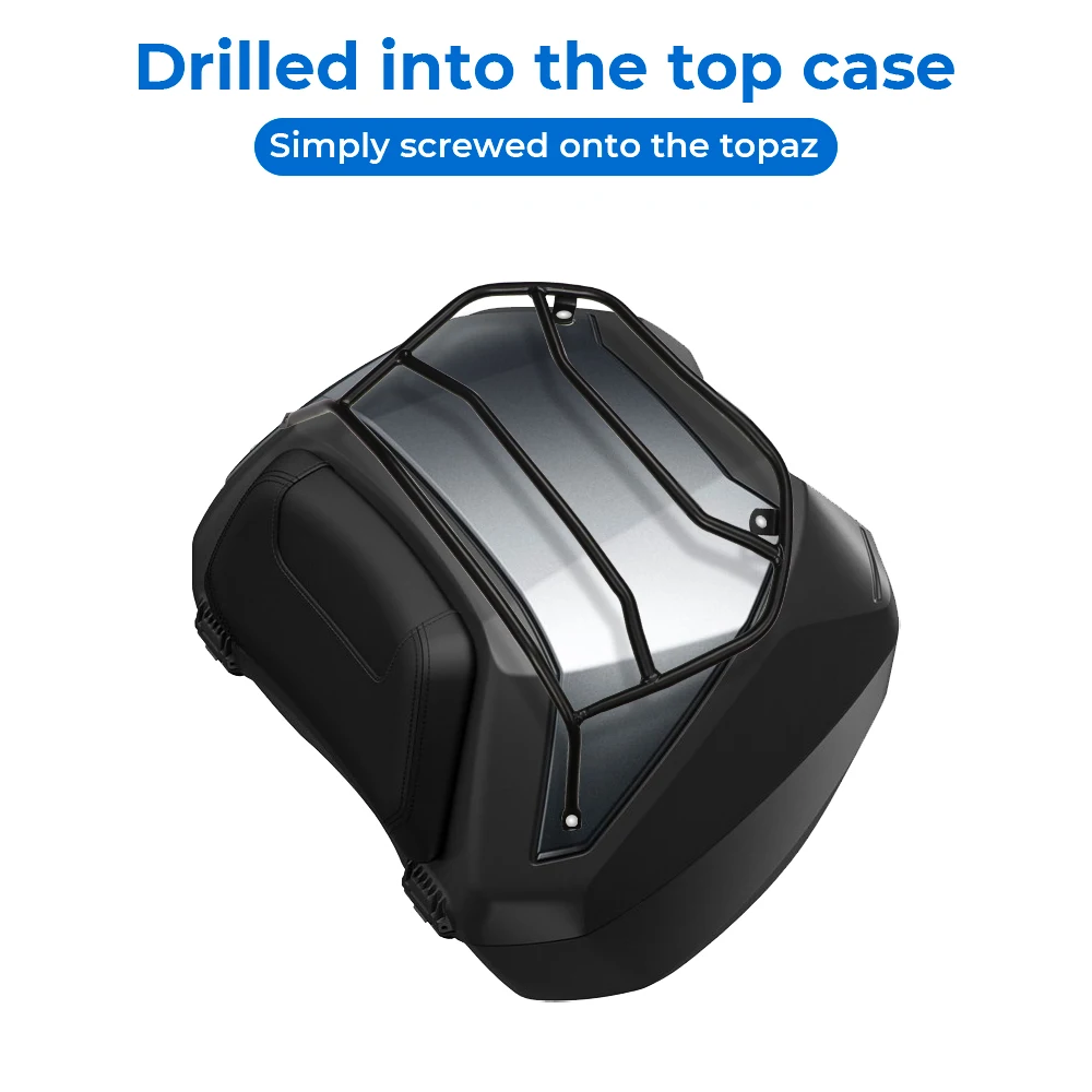 Black Rear Luggage Rack for Honda NT1100 2022 4 Black Rear Luggage Rack for Honda NT1100 2022 - Image 4