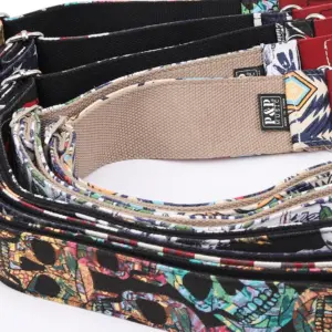 Vibrant Floral and Skull Guitar Strap 12 Se036b5e7bb4f44f1b135b2457879cd6ba