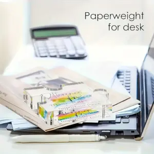 Vibrant Acrylic Desk Paperweight for Recognition 8 Se03cba7732aa43008109d19f7e03e7daD