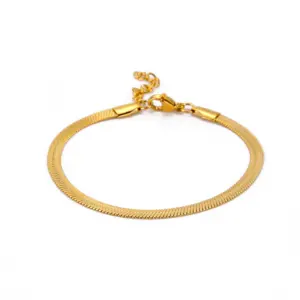 Gold Snake Chain Bracelet 17-24cm Adjustable 14 Se07a8f18b12148b5b954a5b5232a1cb2I 26