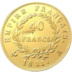 Historic French 1811 40 Franc Replica Coin