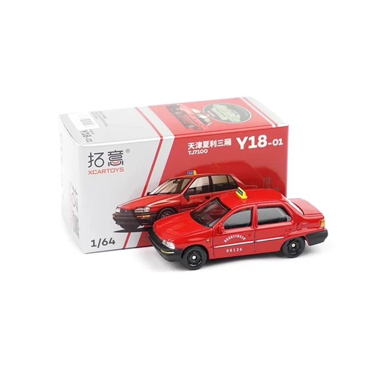1:64 Tianjin Xiali Taxi Collectible Model 2 1:64 Tianjin Xiali Taxi Collectible Model - Image 2