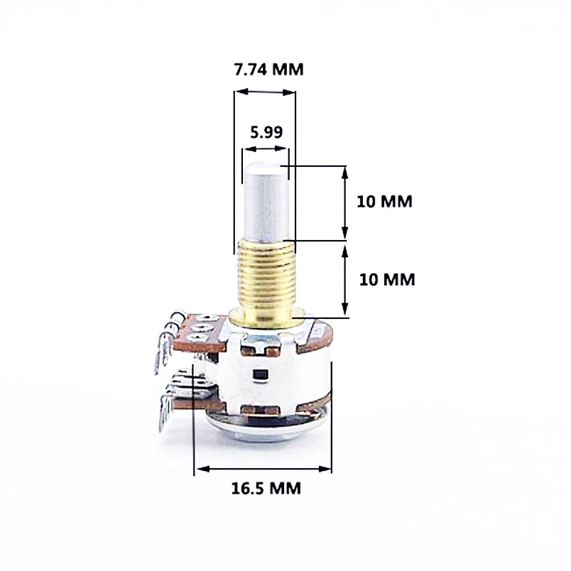 Dual Balance Potentiometer MN250K/MN500K for Audio 2 Dual Balance Potentiometer MN250K/MN500K for Audio - Image 2