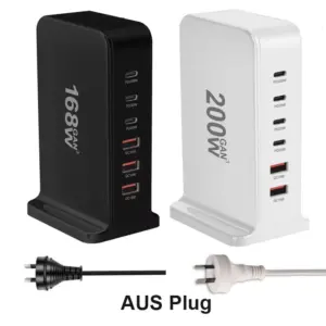 GaN Dual-Model 200W/168W Fast Charger with 6 USB-C Ports 19 Se0d0997d35bb4c279d2925b1171da4d7o 5