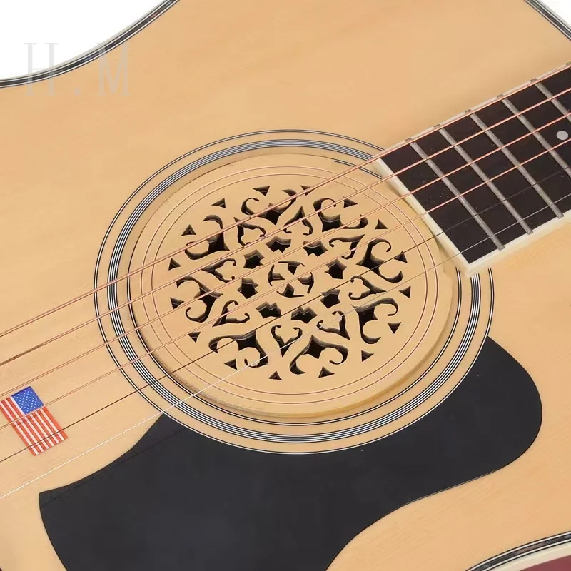 Elegant Wooden Soundhole Cover for Acoustic Guitars 6 Elegant Wooden Soundhole Cover for Acoustic Guitars - Image 6